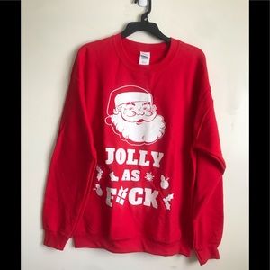 NWOT Christmas sweater L unisex